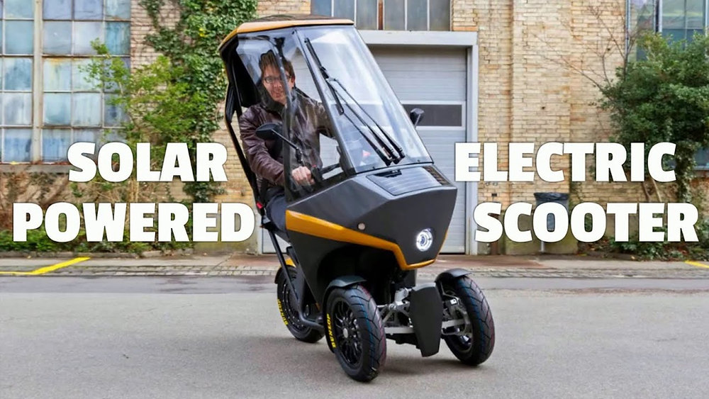 It’s Electric! Solar Powered Scooters